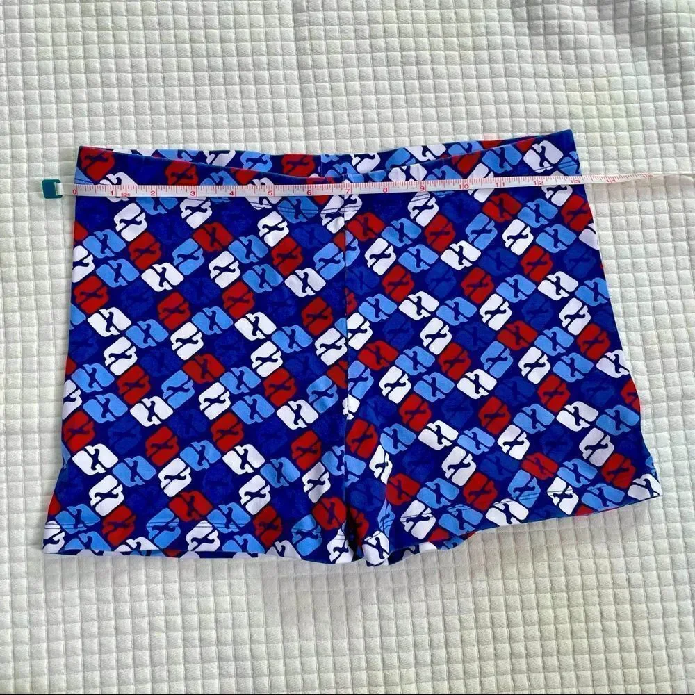 Vineyard Vines girl Large 14 red white blue shorts